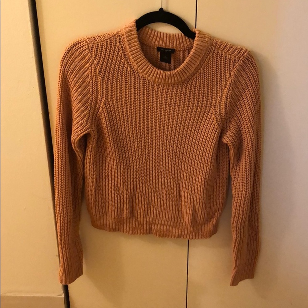 Knitted light pink sweater!